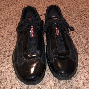 Men’s Prada New America's Cup Bike Fabric Sneakers